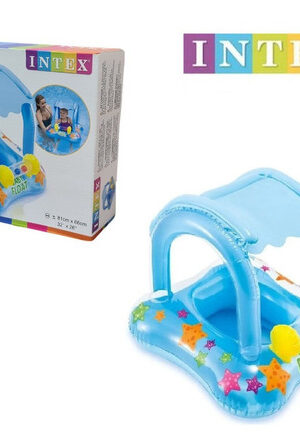 Baby Bote Kiddie com Cobertura Intex