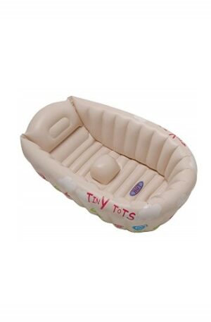 Piscina 52L Retangular Banheira Bebê Mor Bege
